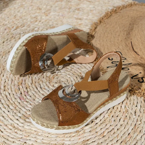 Comfortable Orthopaedic Sandals with Wedge Heels