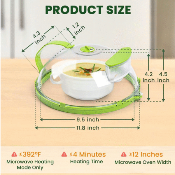 Microwave Splatter Cover for Food