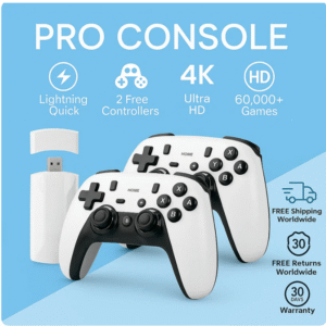 RETROPRO GAMING CONSOLE (2 Free Controllers Included)